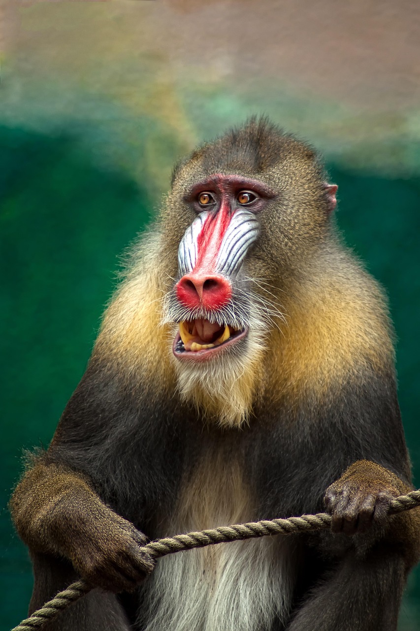 ape, mandrill, africa, baboon, animal, wildlife, botswana, safari, south africa, mammal, nature, primate